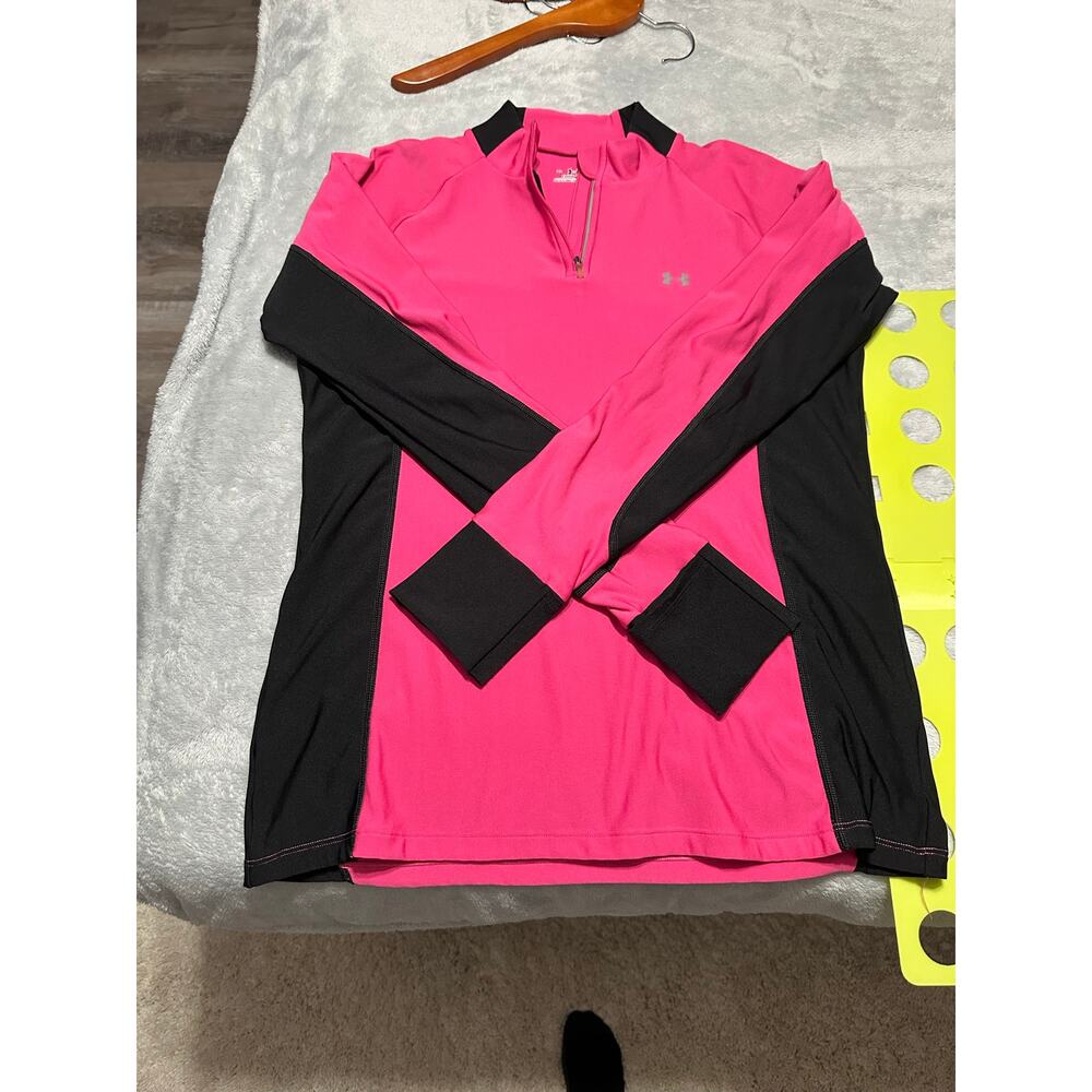 Under Armour Cold Gear Fitted 1/4 zip Pullover jacket - XL - Picture 2 of 9